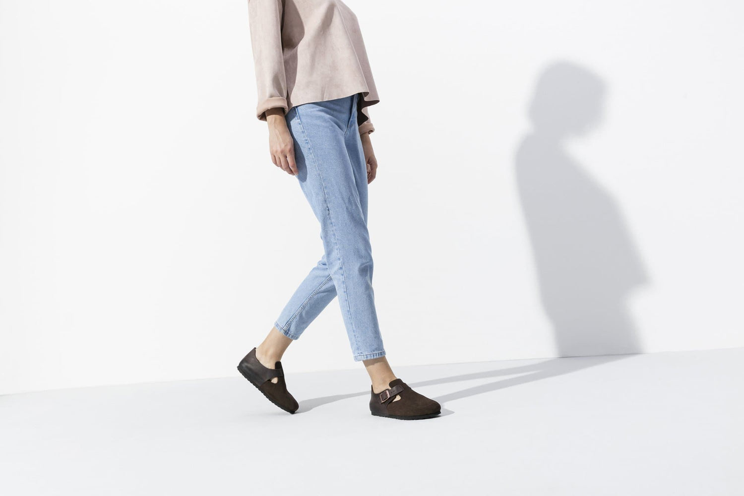 London Oiled Leather/Suede Leather Ebony - BIRKENSTOCK