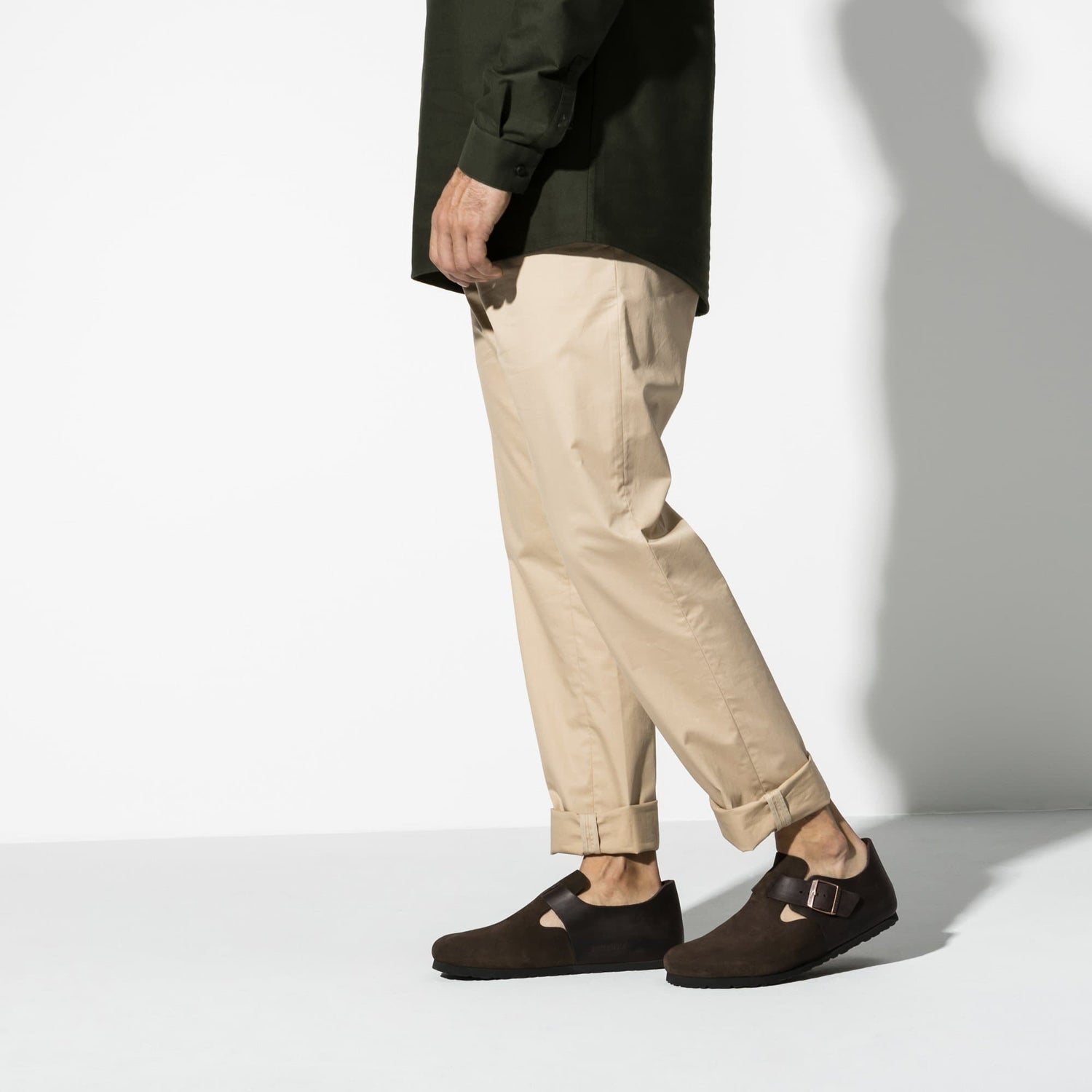 London Oiled Leather/Suede Leather Ebony - BIRKENSTOCK