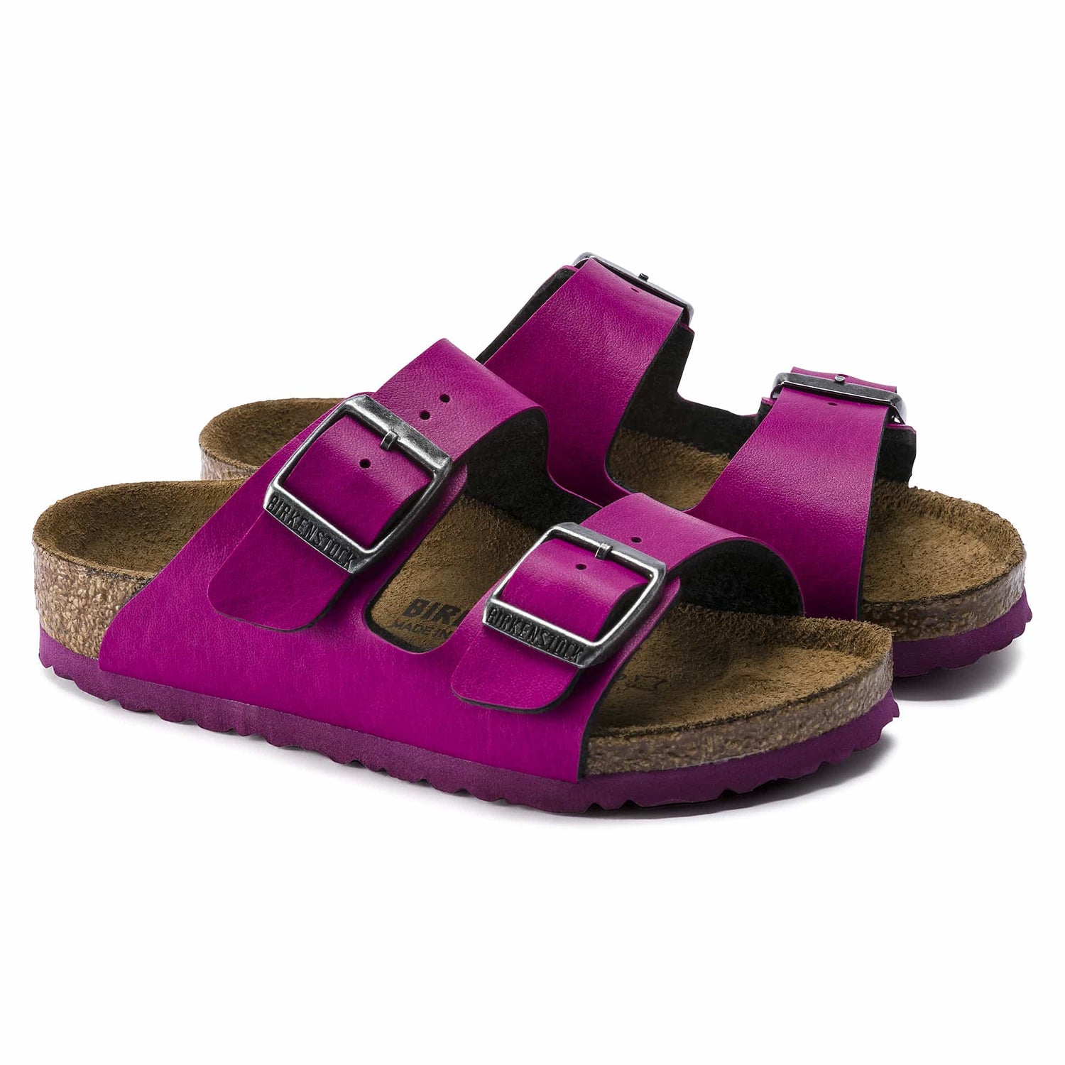 Birkenstock Pink Arizona Kids Birko-Flor Sandal