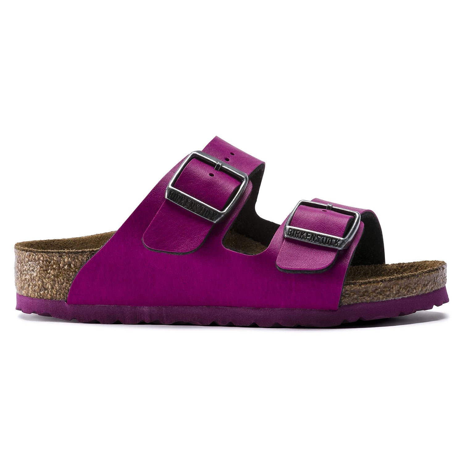 Birkenstock Pink Arizona Kids Birko-Flor Sandal front