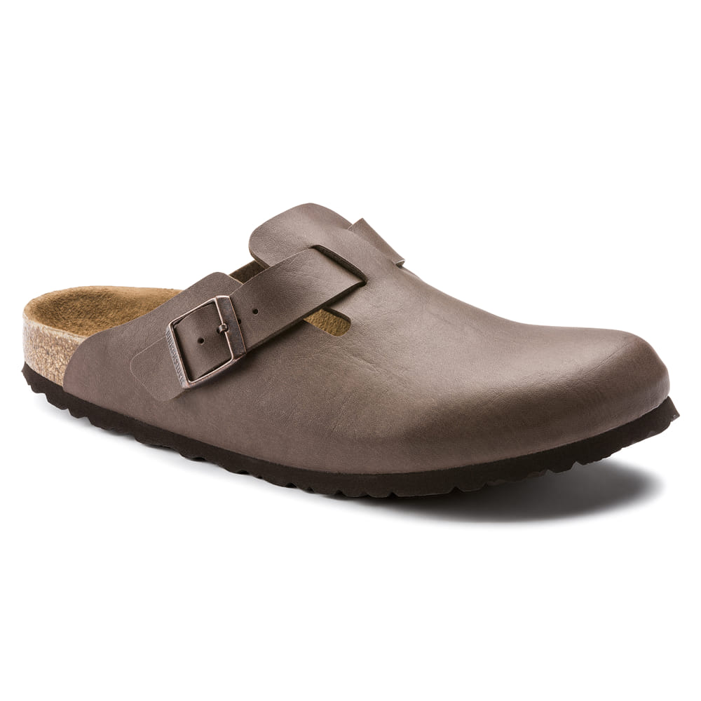 Birkenstock Brown Boston Birko-Flor Clog