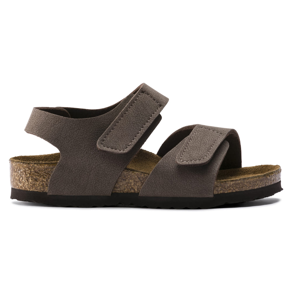 Birkenstock Brown Palu Kids Birko-Flor Nubuck side view