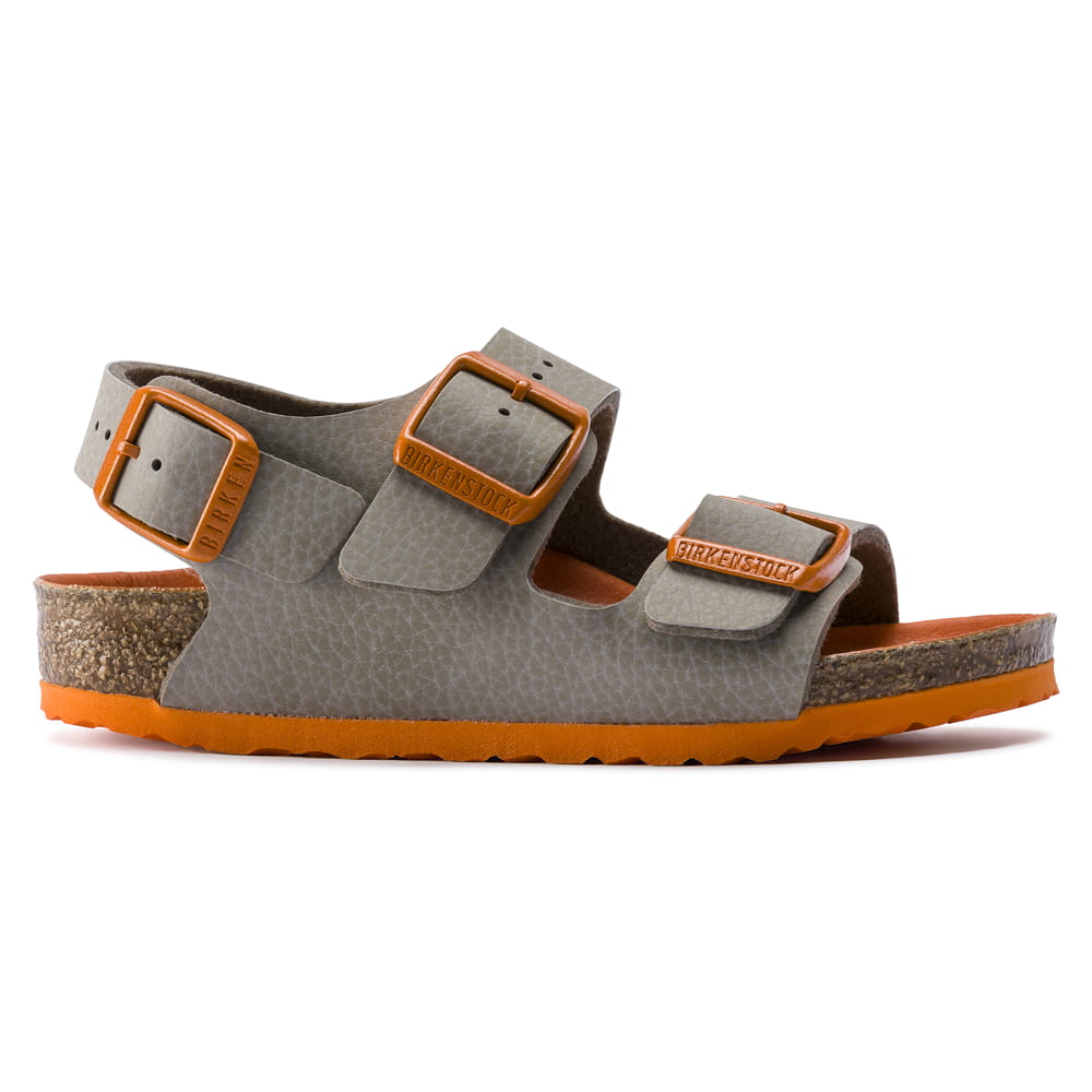Birkenstock Beige Arizona Kids Birko-Flor Sandal side view