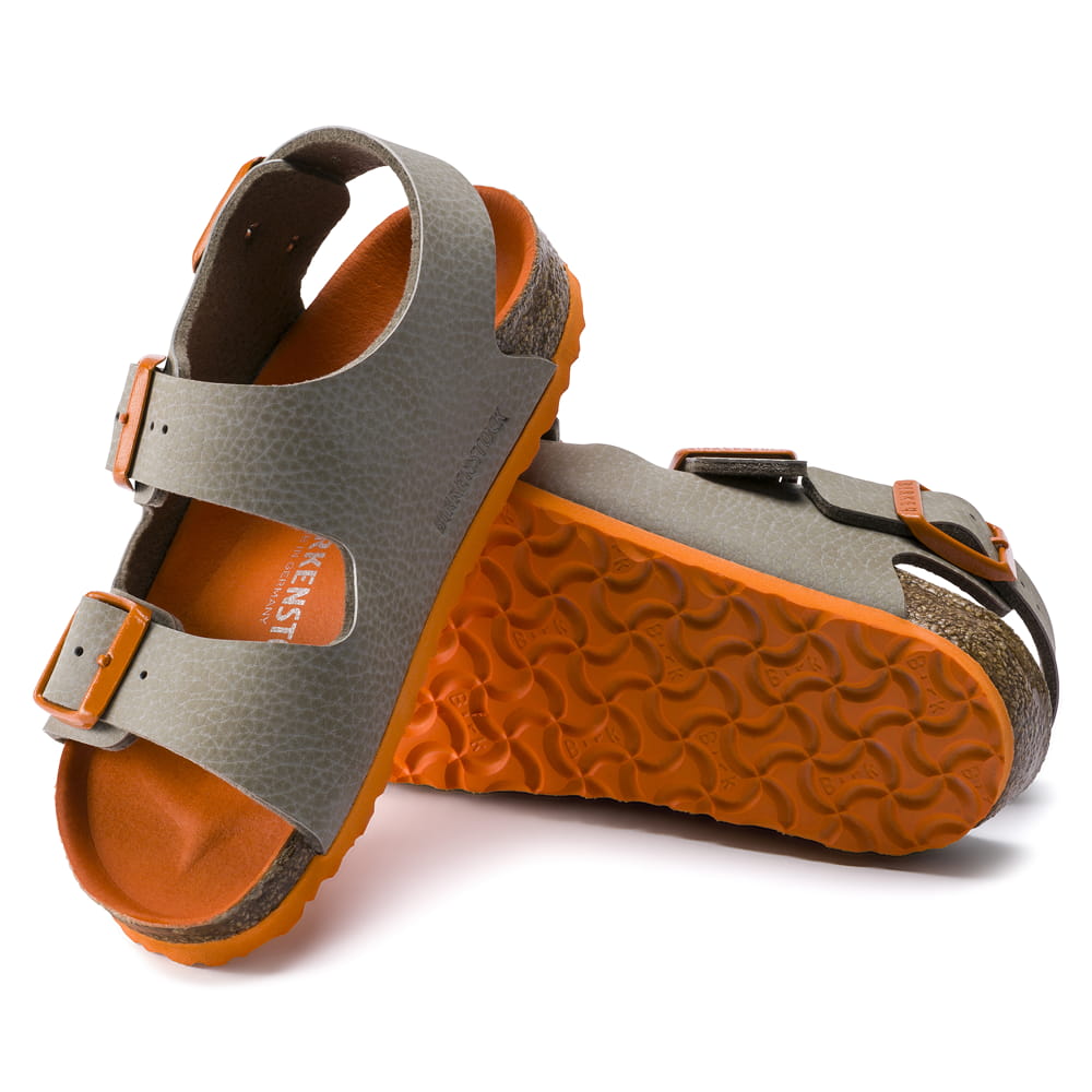 Birkenstock Beige Arizona Kids Birko-Flor Sandal sole view