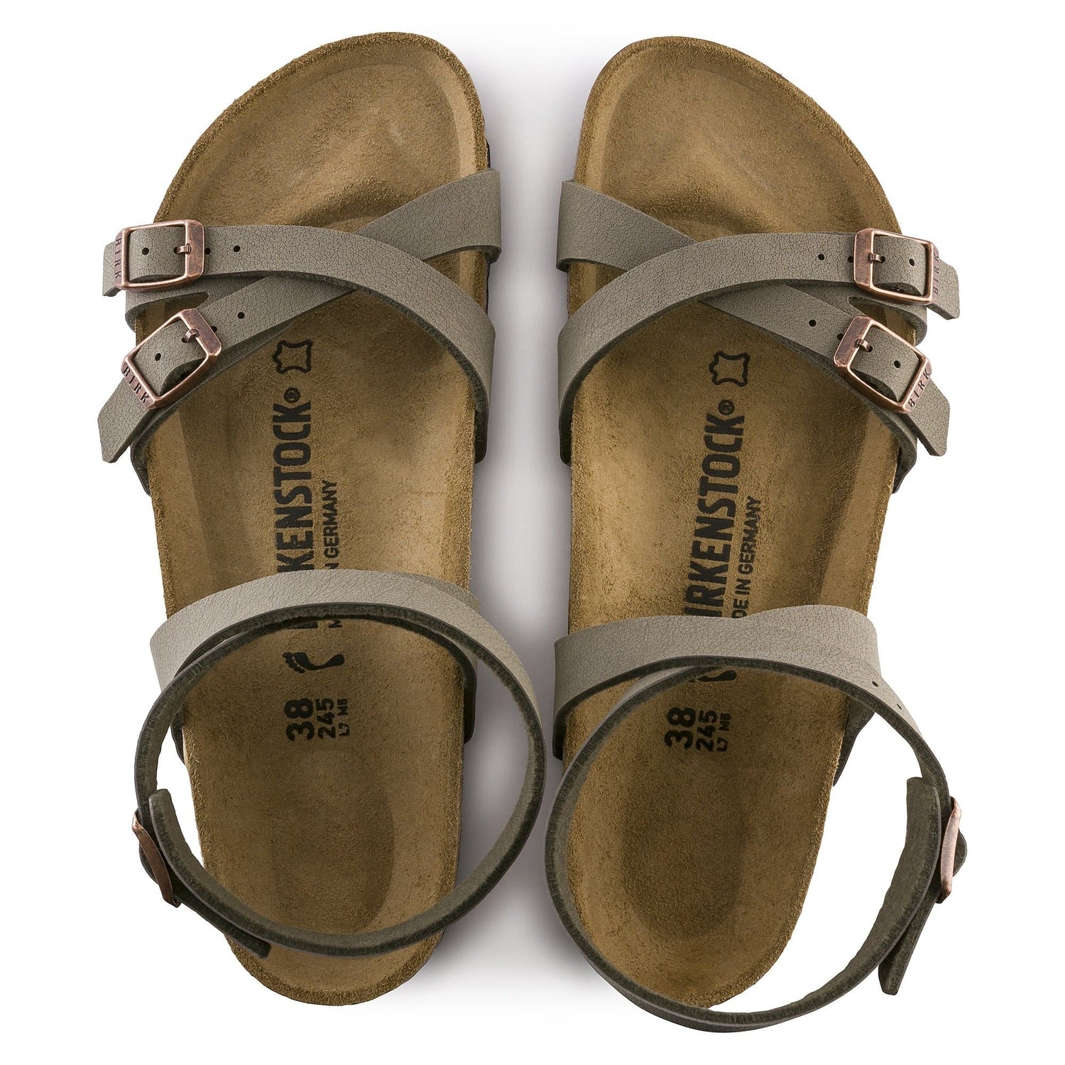 Strappy Birko-Flor Nubuck - BIRKENSTOCK