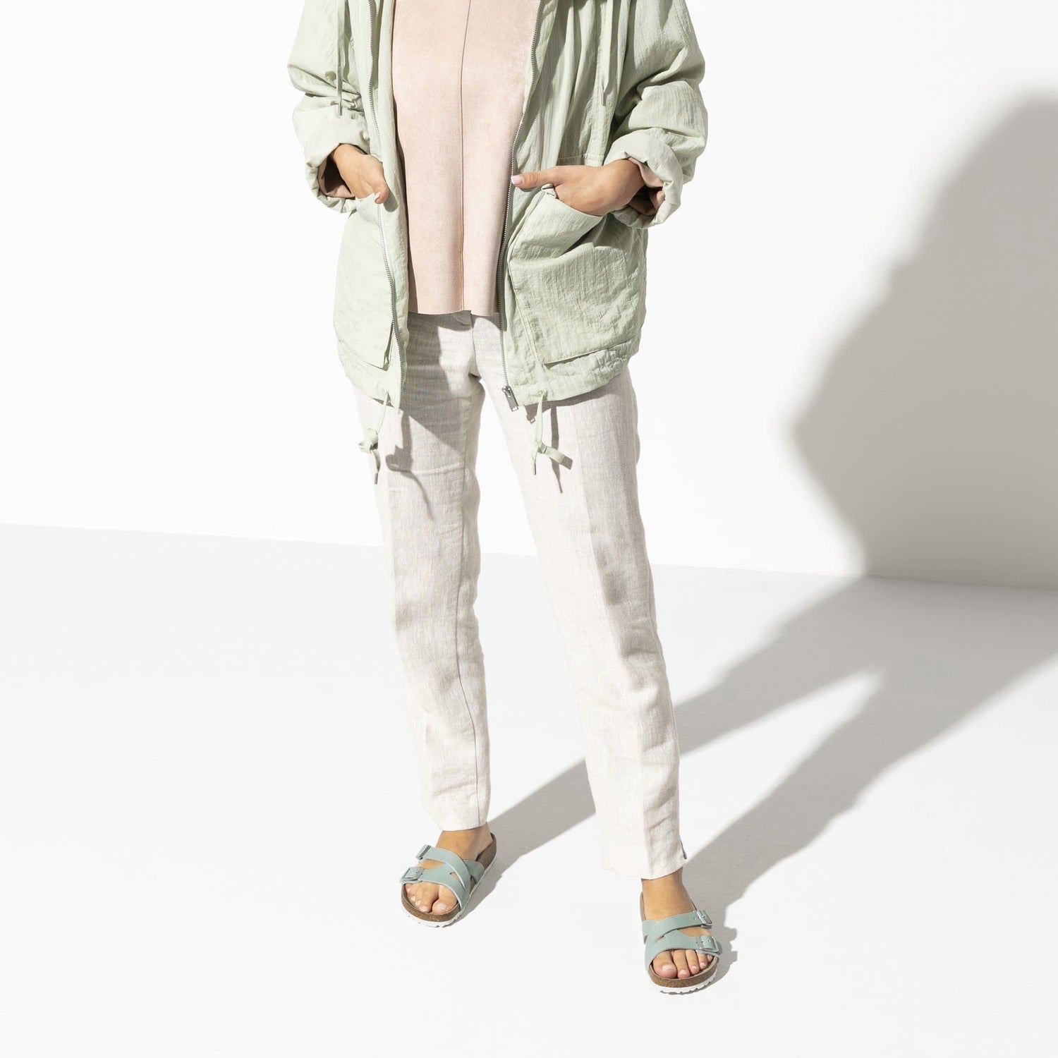 Yao Suede Leather Washed Metallic Mineral - BIRKENSTOCK