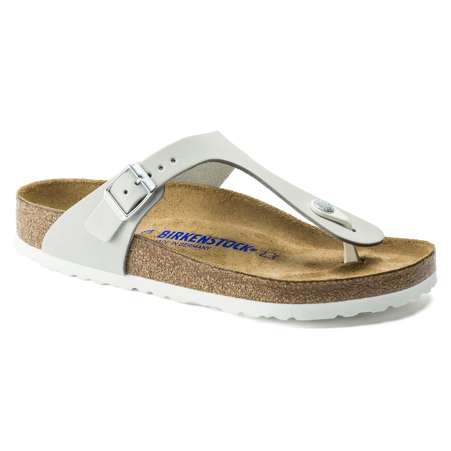 BIRKENSTOCK Gizeh Nubuck Leather Mineral Sandal