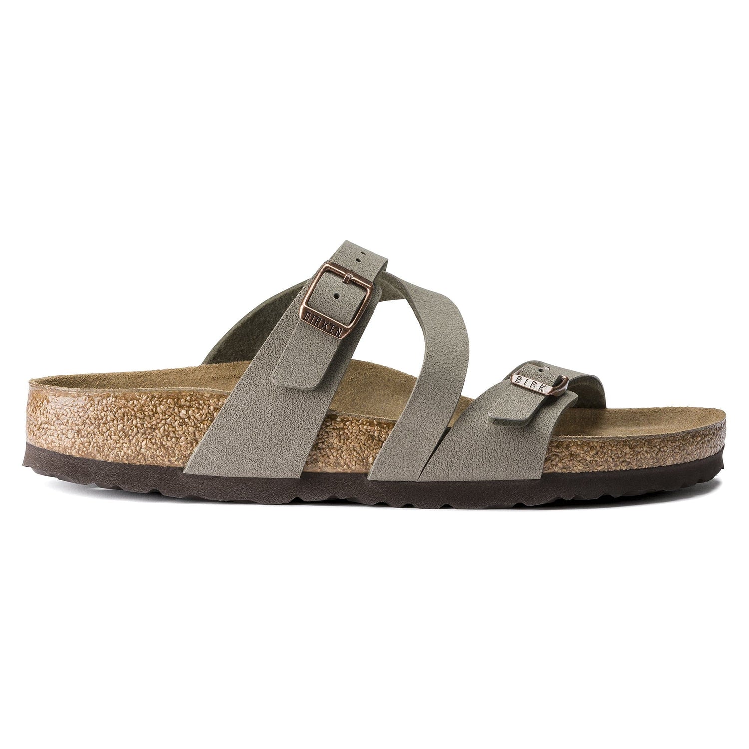 Salina Birko-Flor Nubuck Stone Gray bsi - BIRKENSTOCK