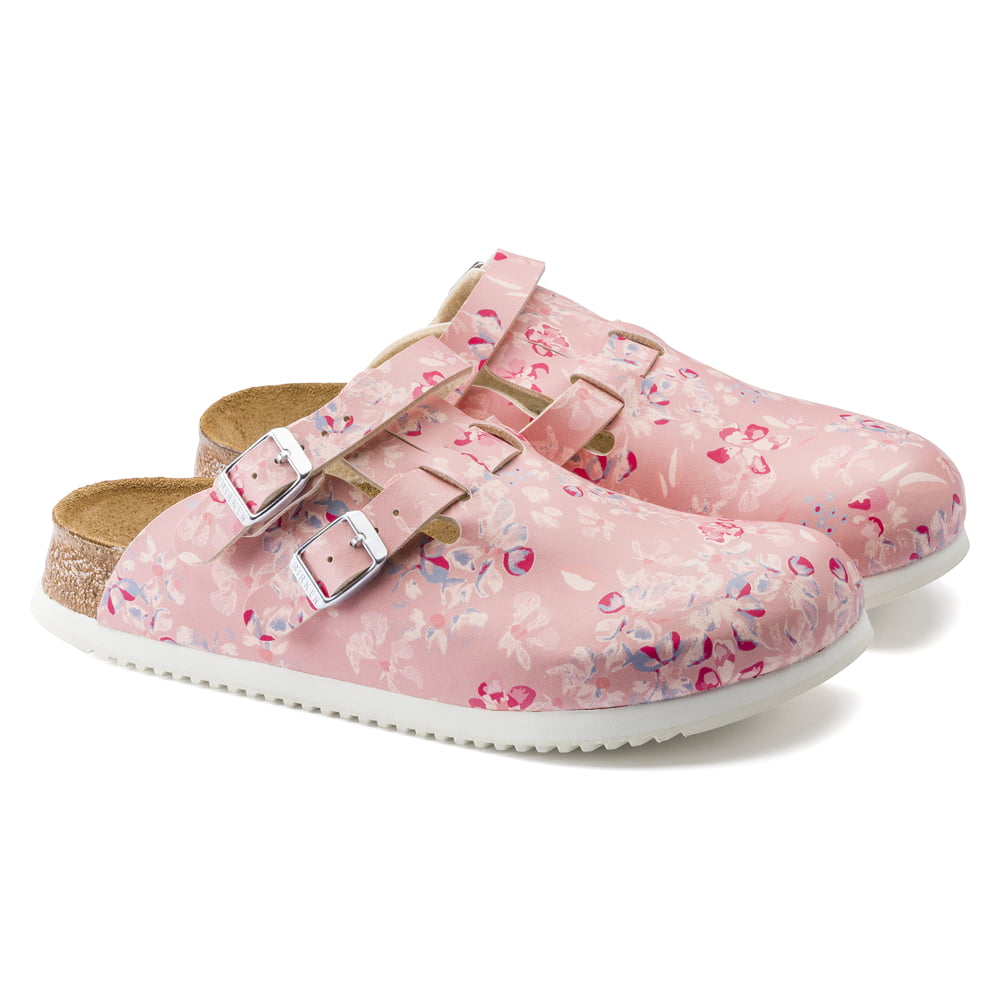 Birkenstock Flower Field Rose Kay SL Birko-Flor Pair