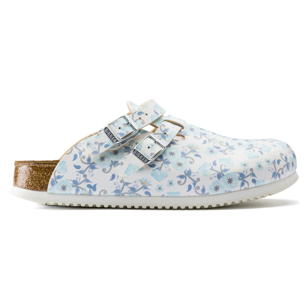 Birkenstock Blooming Roses Black Kay SL Birko-Flor Clog Right Side View
