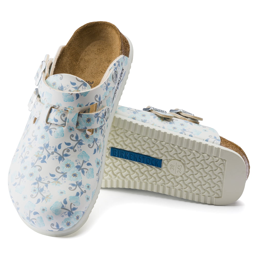 Birkenstock Blooming Roses Black Kay SL Birko-Flor Clog Sole View