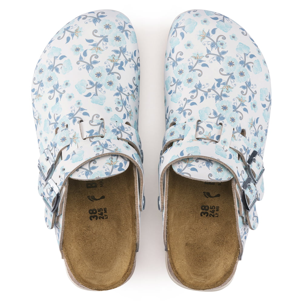 Birkenstock Blooming Roses Black Kay SL Birko-Flor Clog Top View