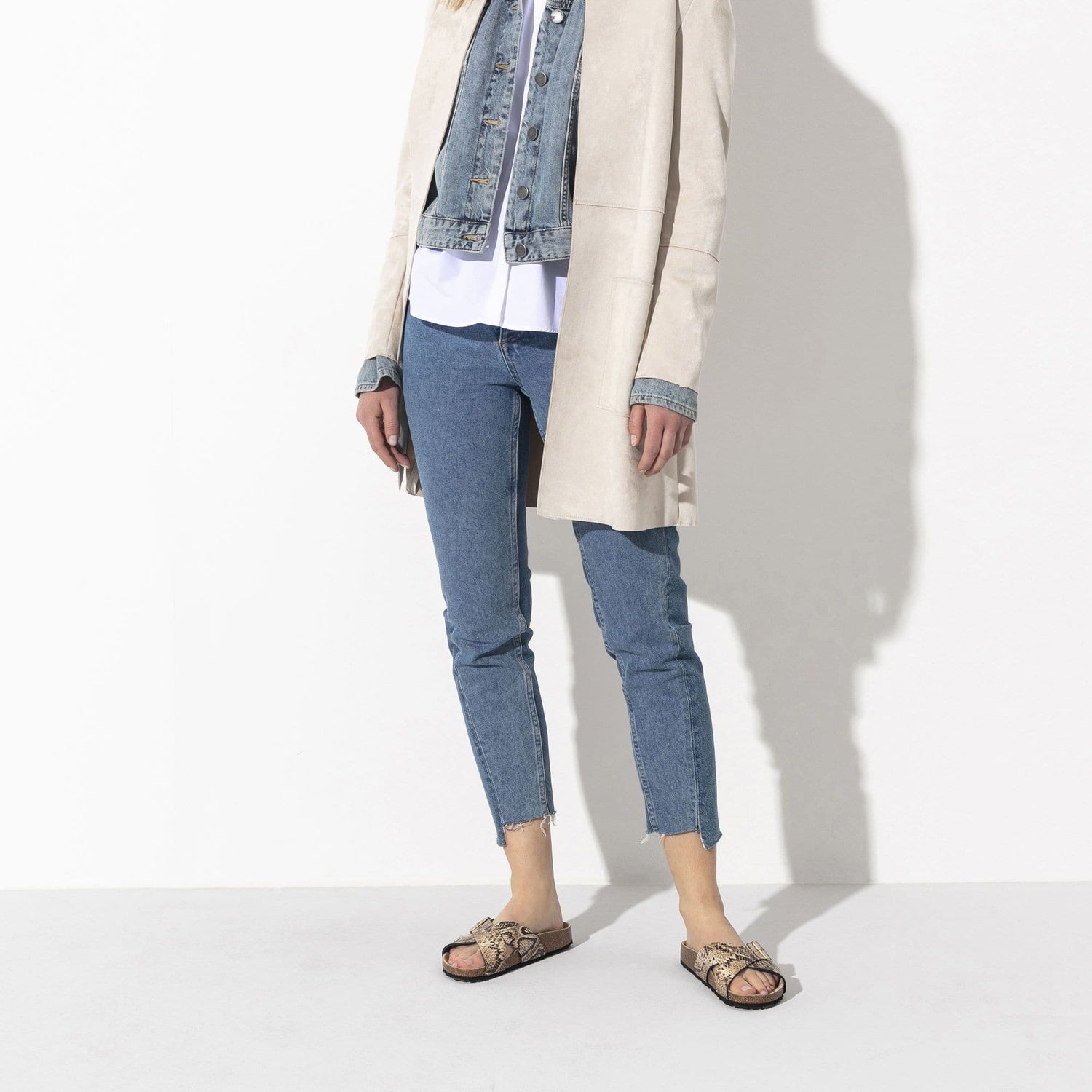 Siena Embossed Natural Leather - BIRKENSTOCK