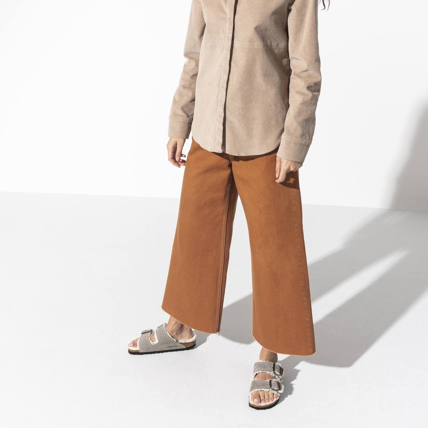 Arizona Shearling Suede Leather - BIRKENSTOCK