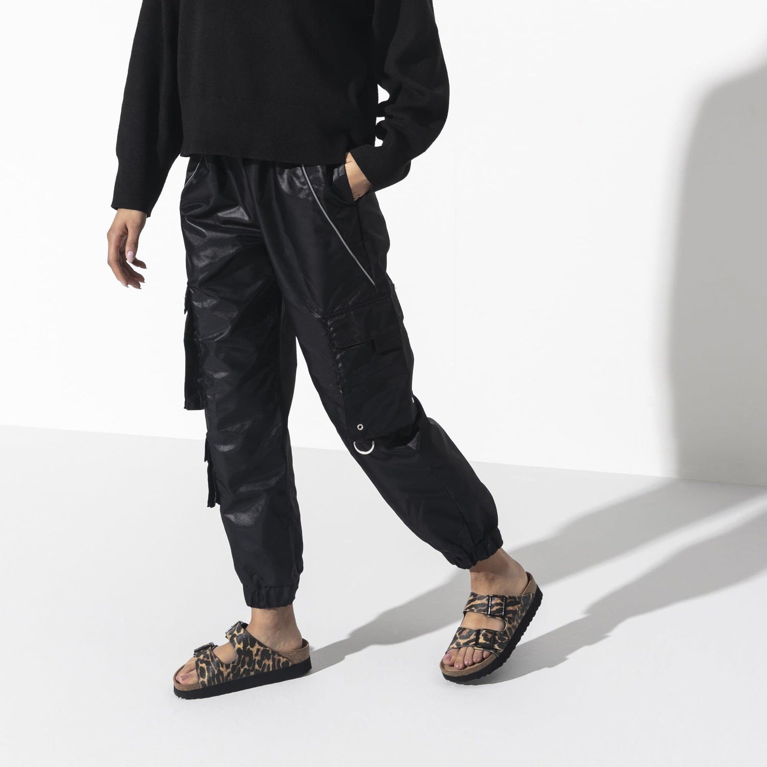 Arizona Platform Birko-Flor Embossed - BIRKENSTOCK