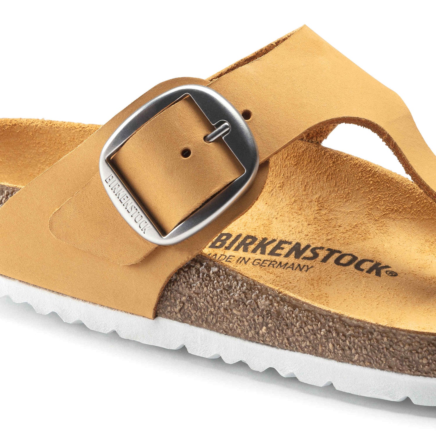 Gizeh Big Buckle Nubuck Leather - BIRKENSTOCK