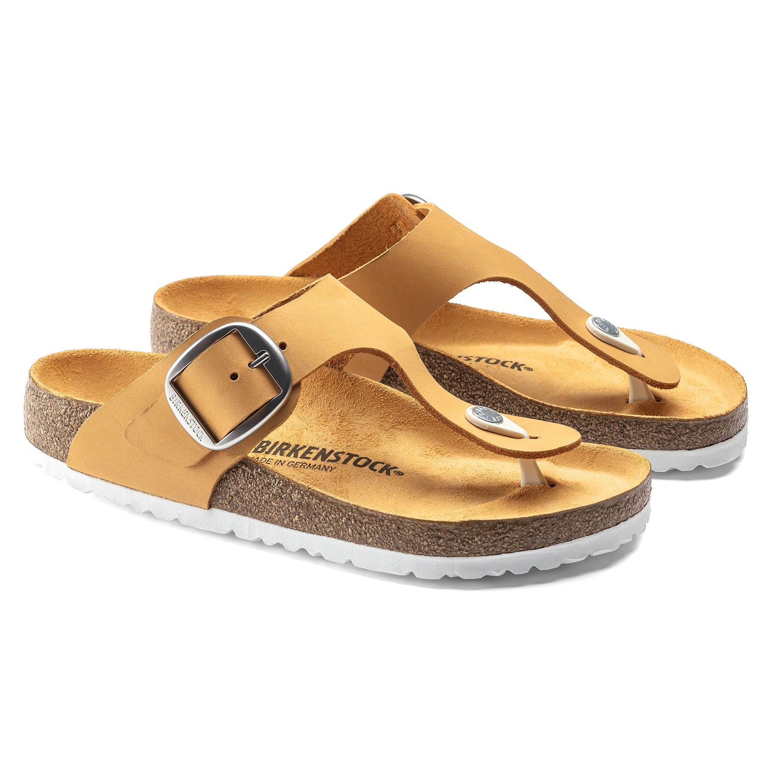 Gizeh Big Buckle Nubuck Leather - BIRKENSTOCK
