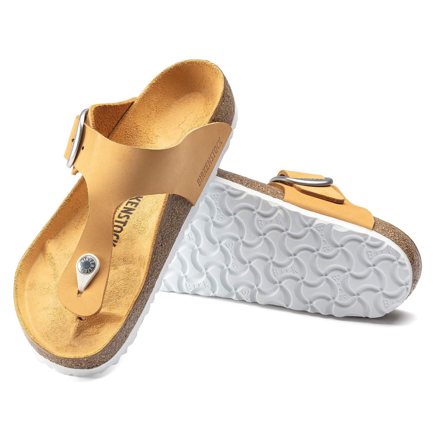 Gizeh Big Buckle Nubuck Leather - BIRKENSTOCK