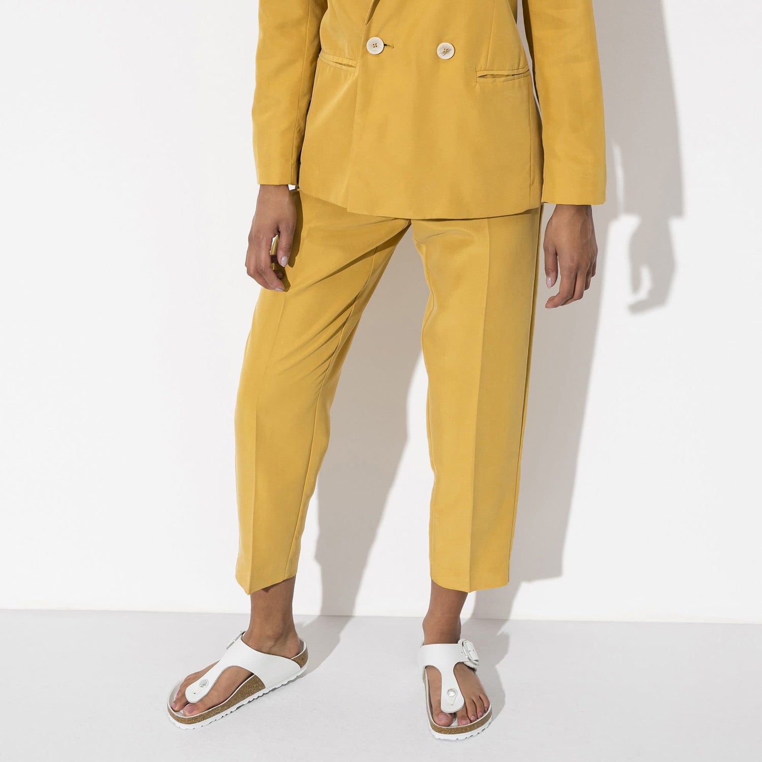 Gizeh Big Buckle Natural Leather - BIRKENSTOCK