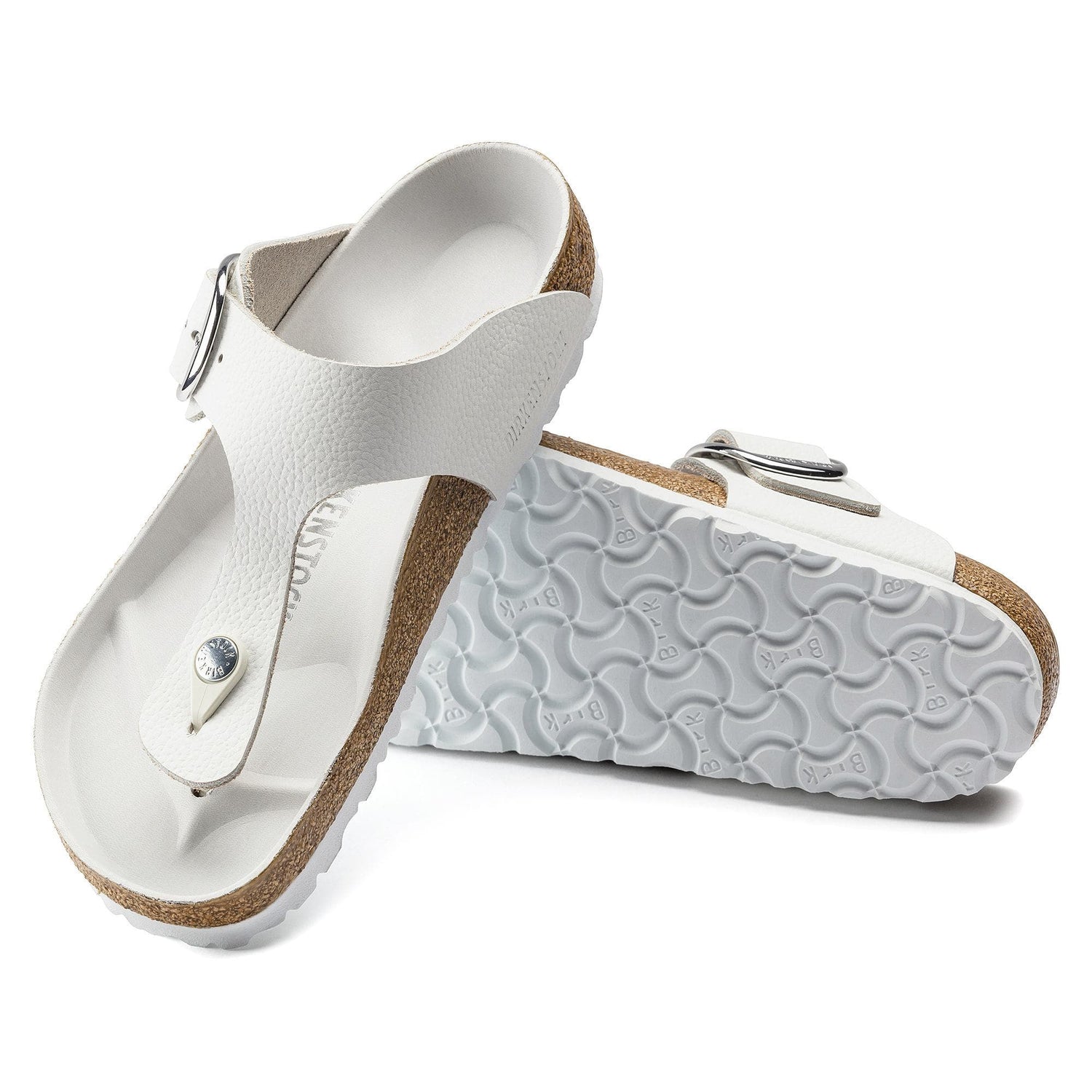 Gizeh Big Buckle Natural Leather - BIRKENSTOCK