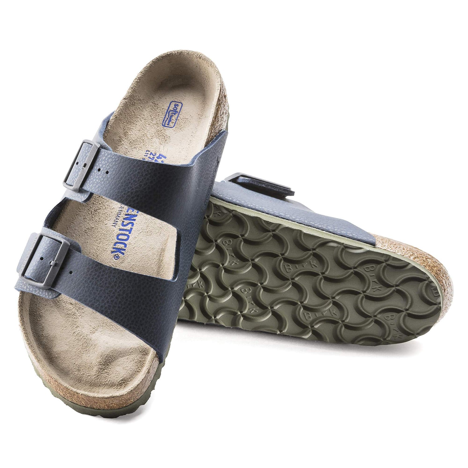 Shop BIRKENSTOCK Desert Soil Blue Arizona Birko-Flor Sandal  