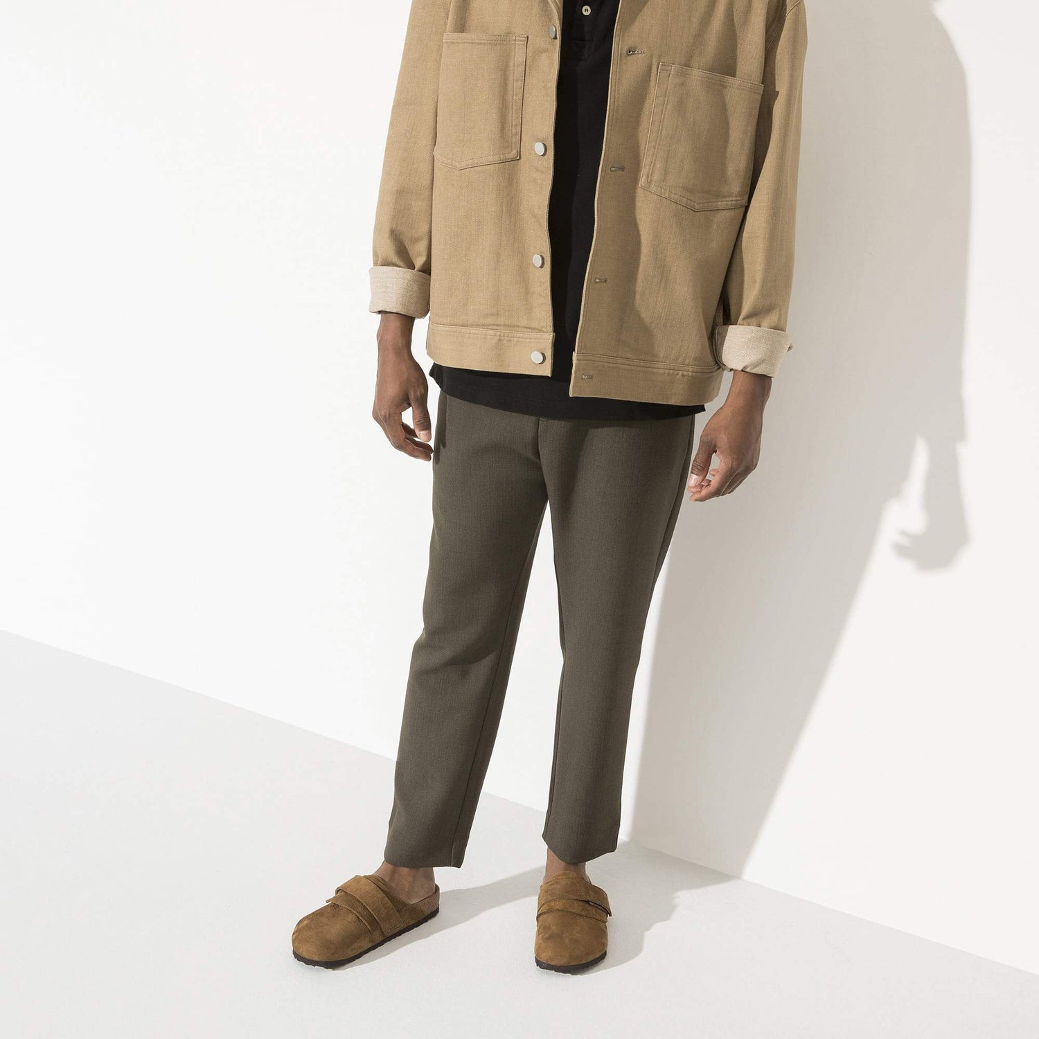 Brown Nubuck Clogs - Birkenstock Nagoya Collection
