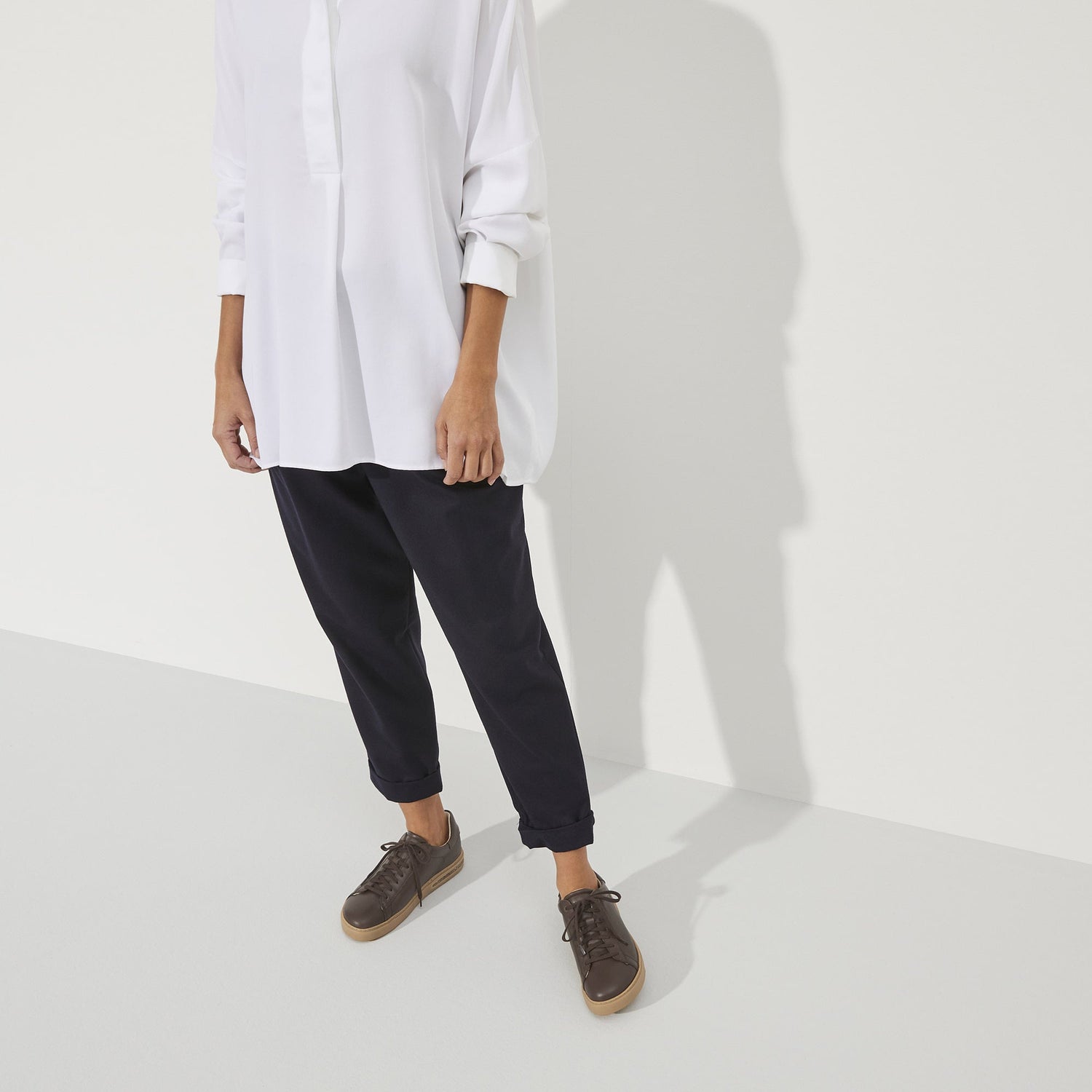 Birkenstock Bend Sneaker Features Breathable Microfiber Material