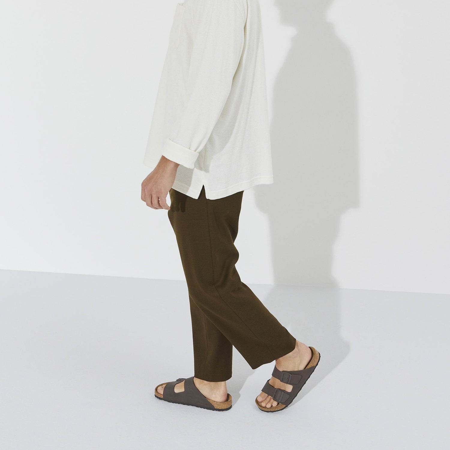 Birkenstock Arizona Soft Footbed brown Birko-Flor Front Look