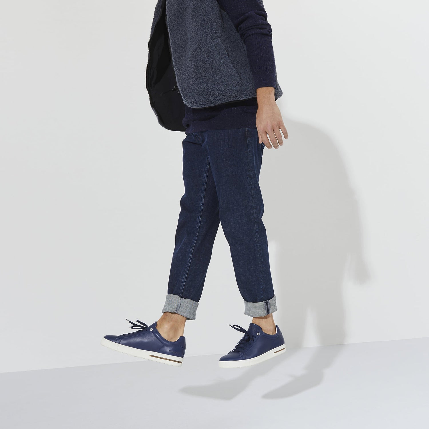 Birkenstock Blue Casual Sneaker Side View
